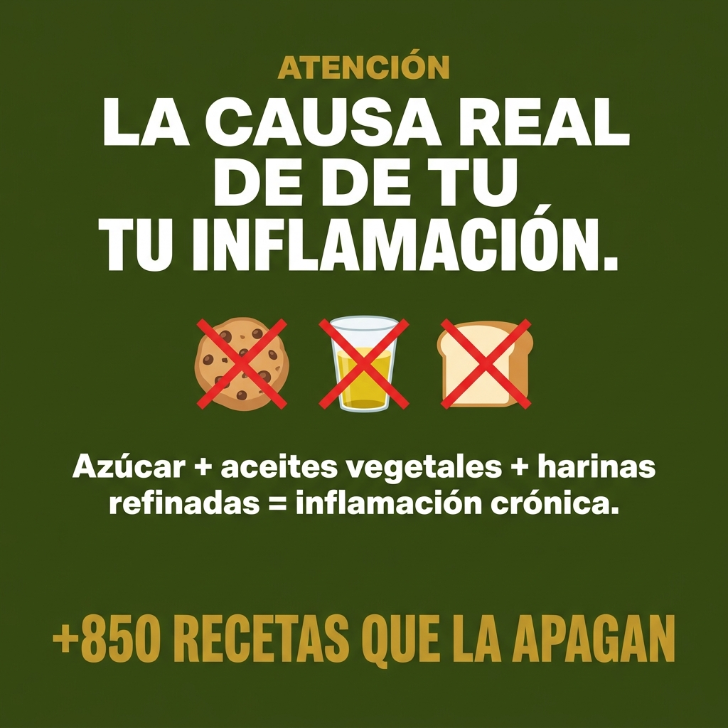 +850 Recetas Anti Inflamatorias - De Hinchada a Liviana