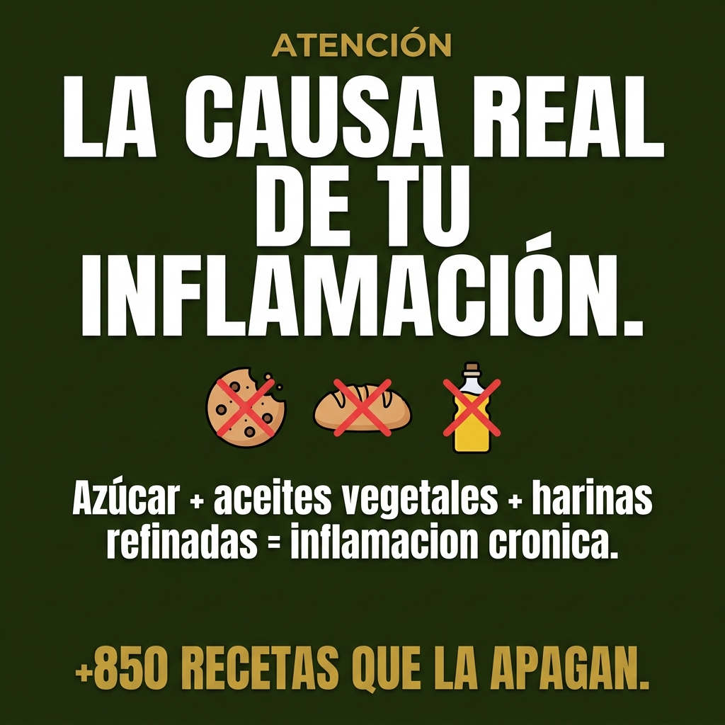 +850 Recetas Anti Inflamatorias - De Hinchada a Liviana