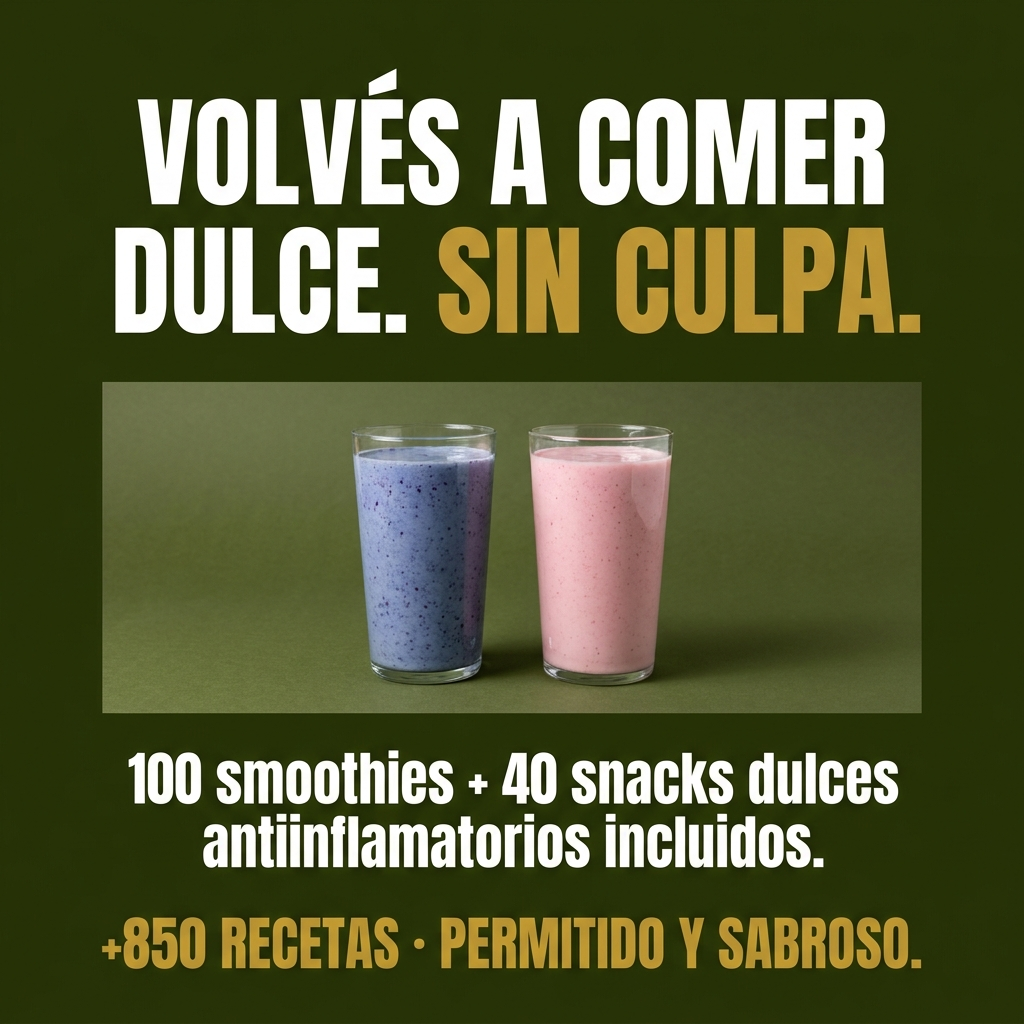 +850 Recetas Anti Inflamatorias - De Hinchada a Liviana